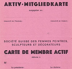 Archive der Sektionen Waadt, Genf und Neuenburg der Schweizerischen Gesellschaft Bildender Künstlerinnen (SGBK)